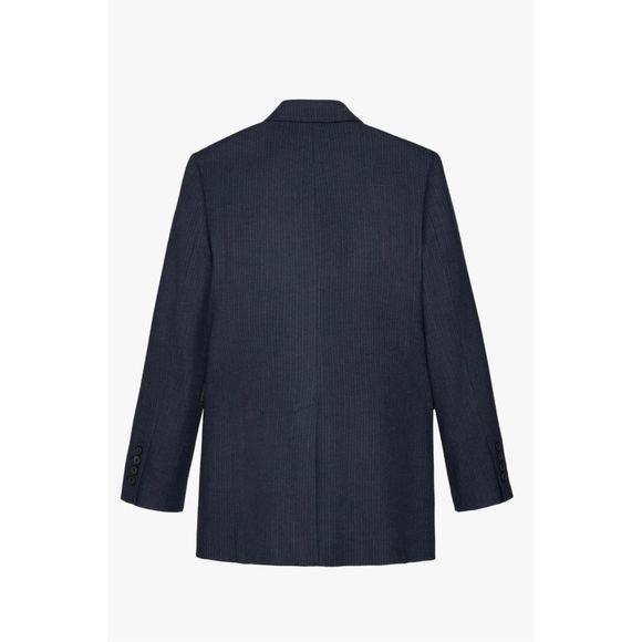 Zara Limited Edition 2-Piece Set Pinstripe Jacket & Low Rise Menswear Style Pant - Picture 10 of 15